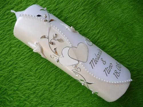 Hochzeitskerze jubiläumskerze - hochzeitskerze,