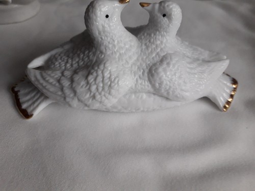 Hochzeit deko 2 tauben als - 2,