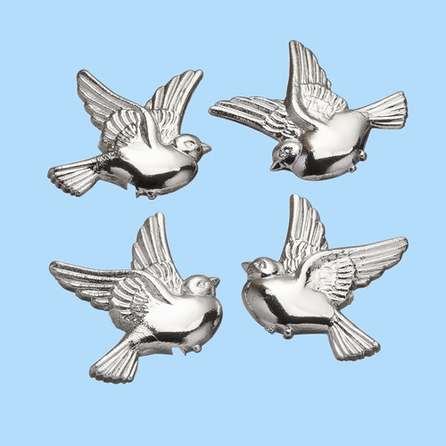 Tauben silber kartendeko - tauben,