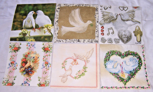 Servietten mix tauben - mix,